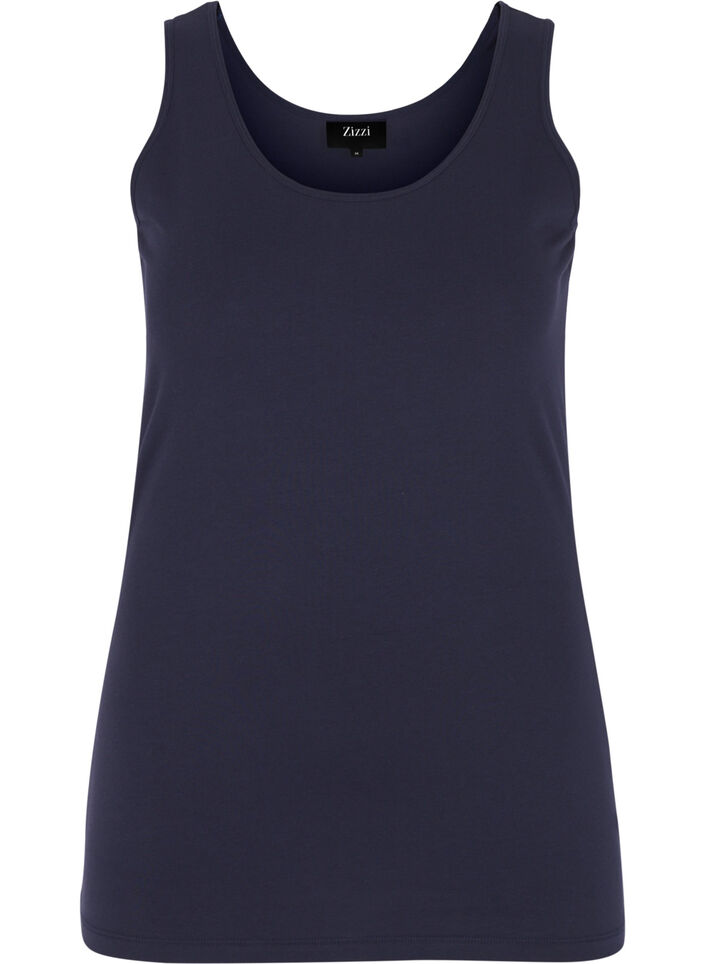Basic top, Blauw, Packshot image number 0