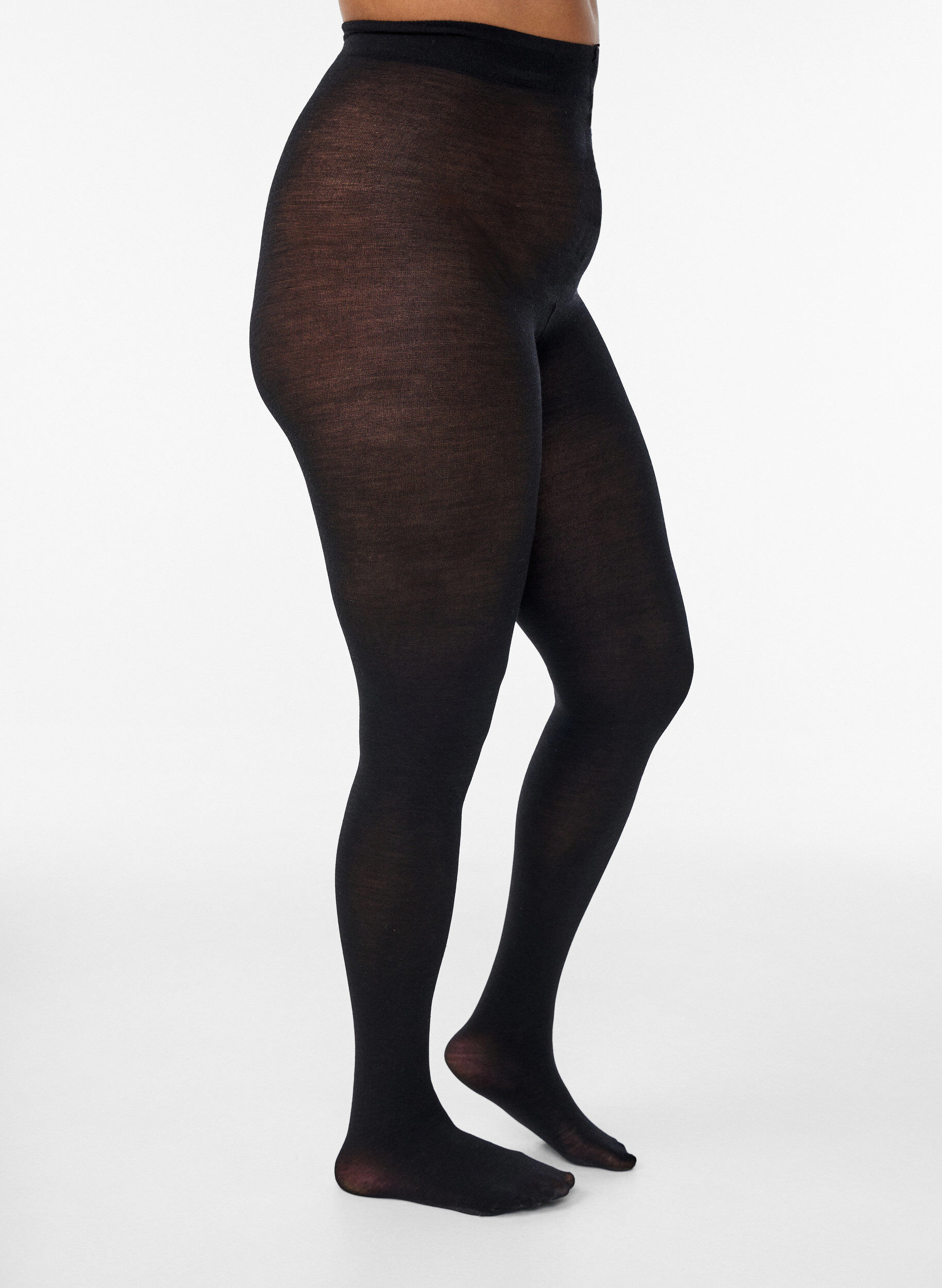 ZizziWollen panty's, Zwart, Model image number 1