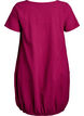 Katoenen jurk met korte mouwen, Rood, Packshot image number 1