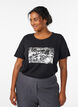 FLASH - T-shirt met print, Zwart, Model image number 0