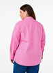 Losse shirt met lange mouwen en strepen, Roze, Model image number 2