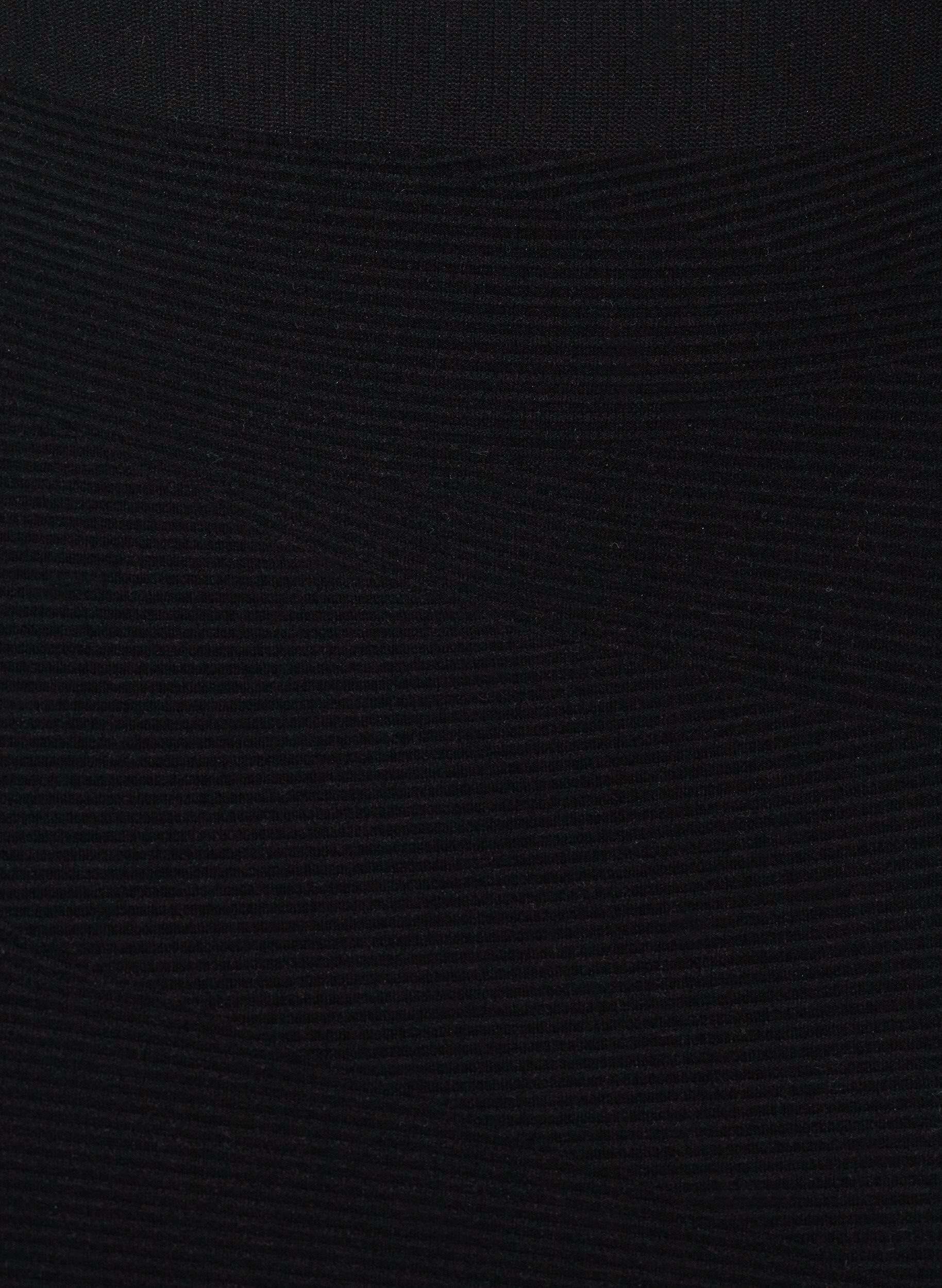 ZizziNauwsluitende naadloze rok, Black, Packshot image number 2