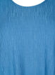 Jurk met textuur en 3/4 mouwen, Blauw, Packshot image number 2