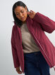 Winterjas met capuchon en verstelbare taille, Rood, Model image number 0
