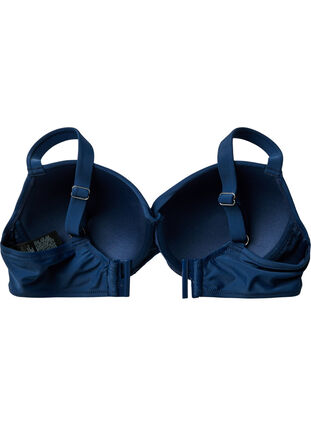 ZizziBikini top met beugel en plooien, Naval Academy Solid, Packshot image number 4