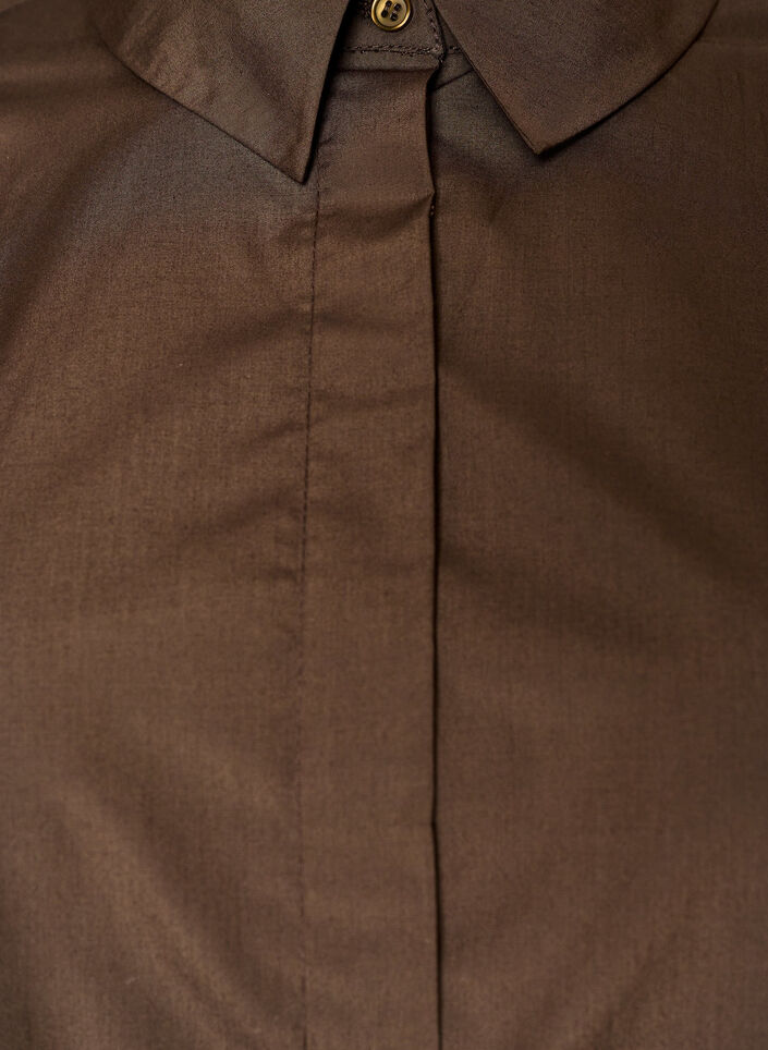 Shirt met decoratief detail op de rug, Bruin, Packshot image number 2