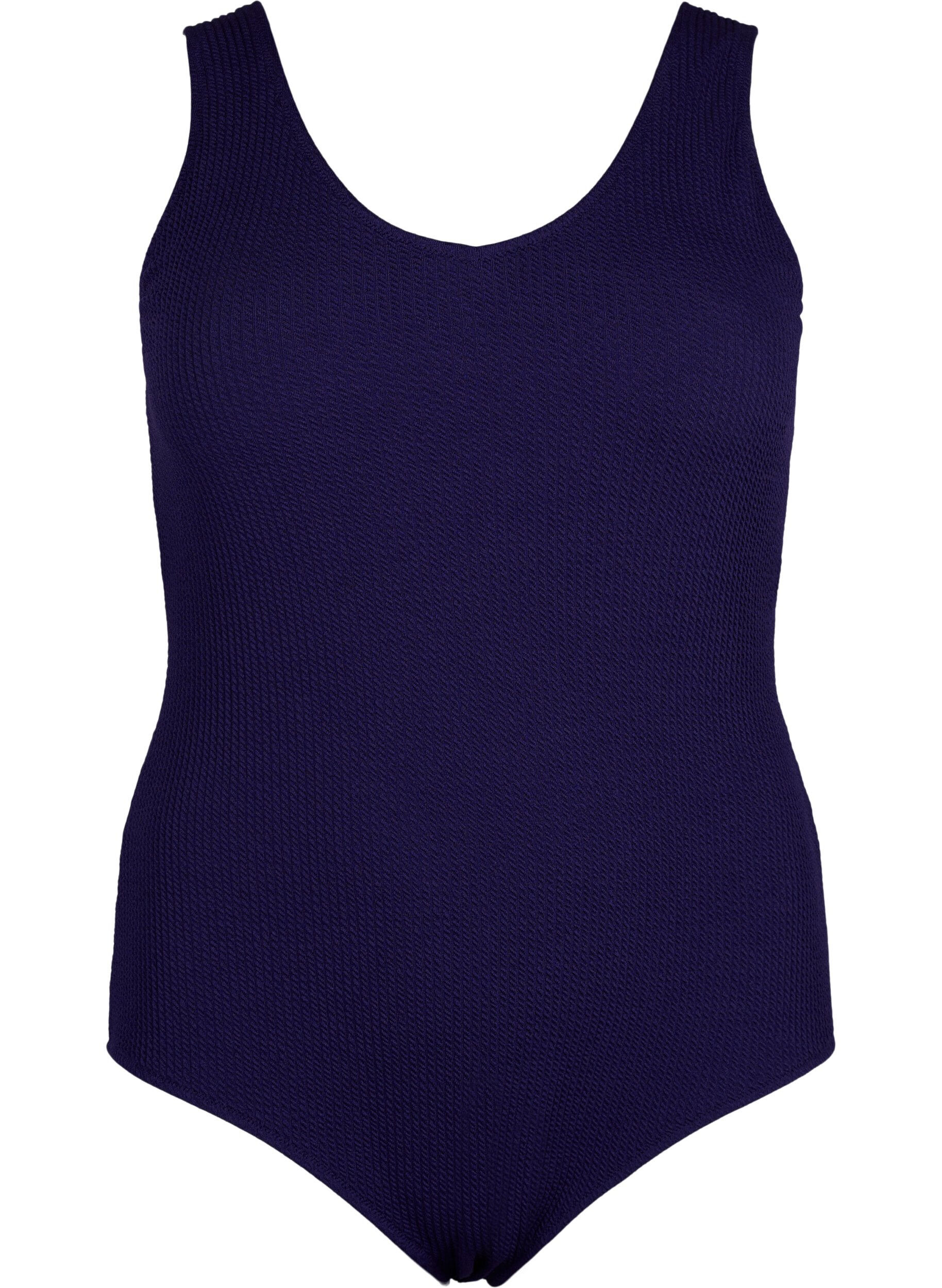 Maillot de bain avec d&eacute;tail crois&eacute; dans le dos