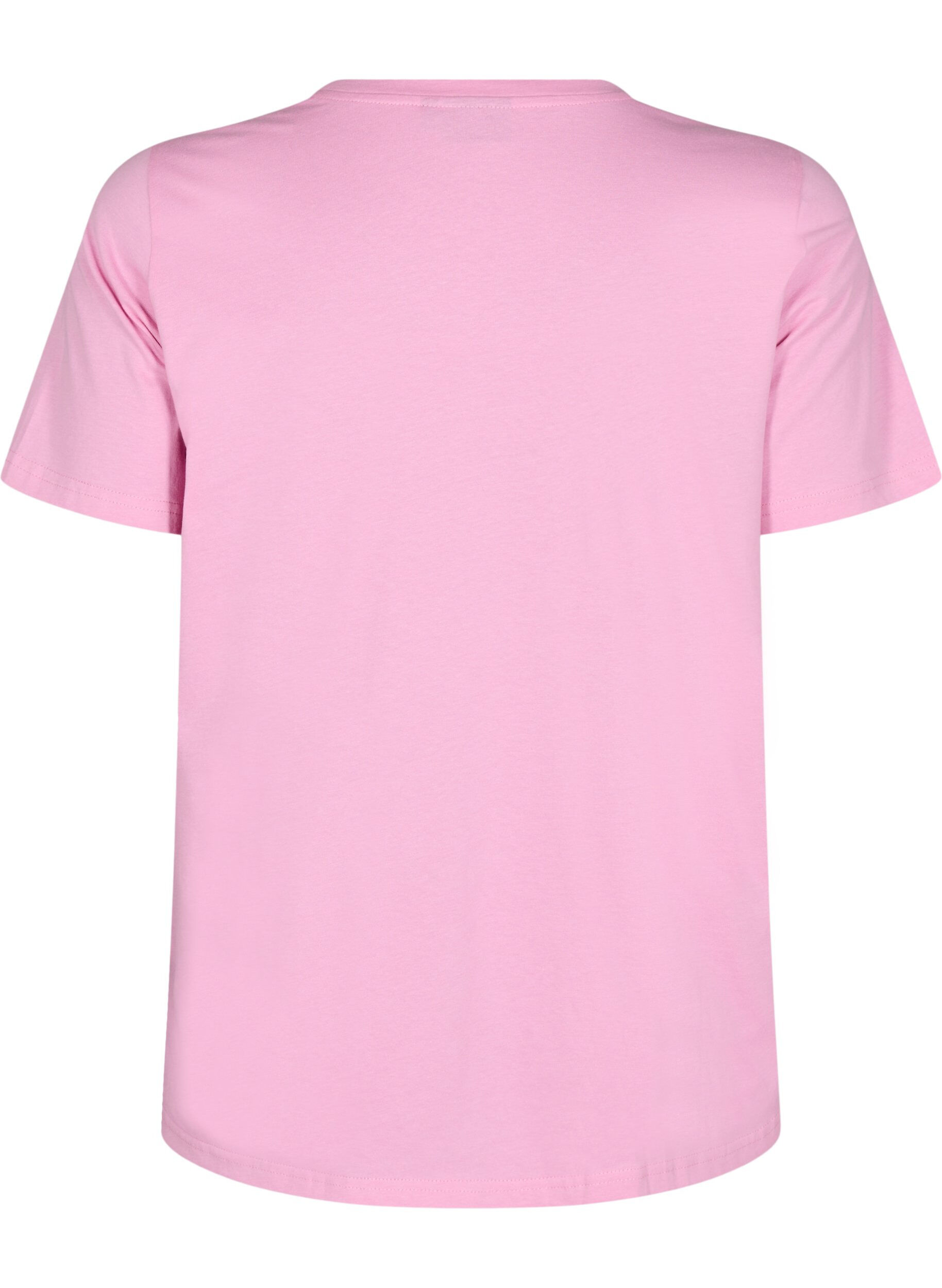 ZizziT-shirt met borstzakje, Roze, Packshot image number 1