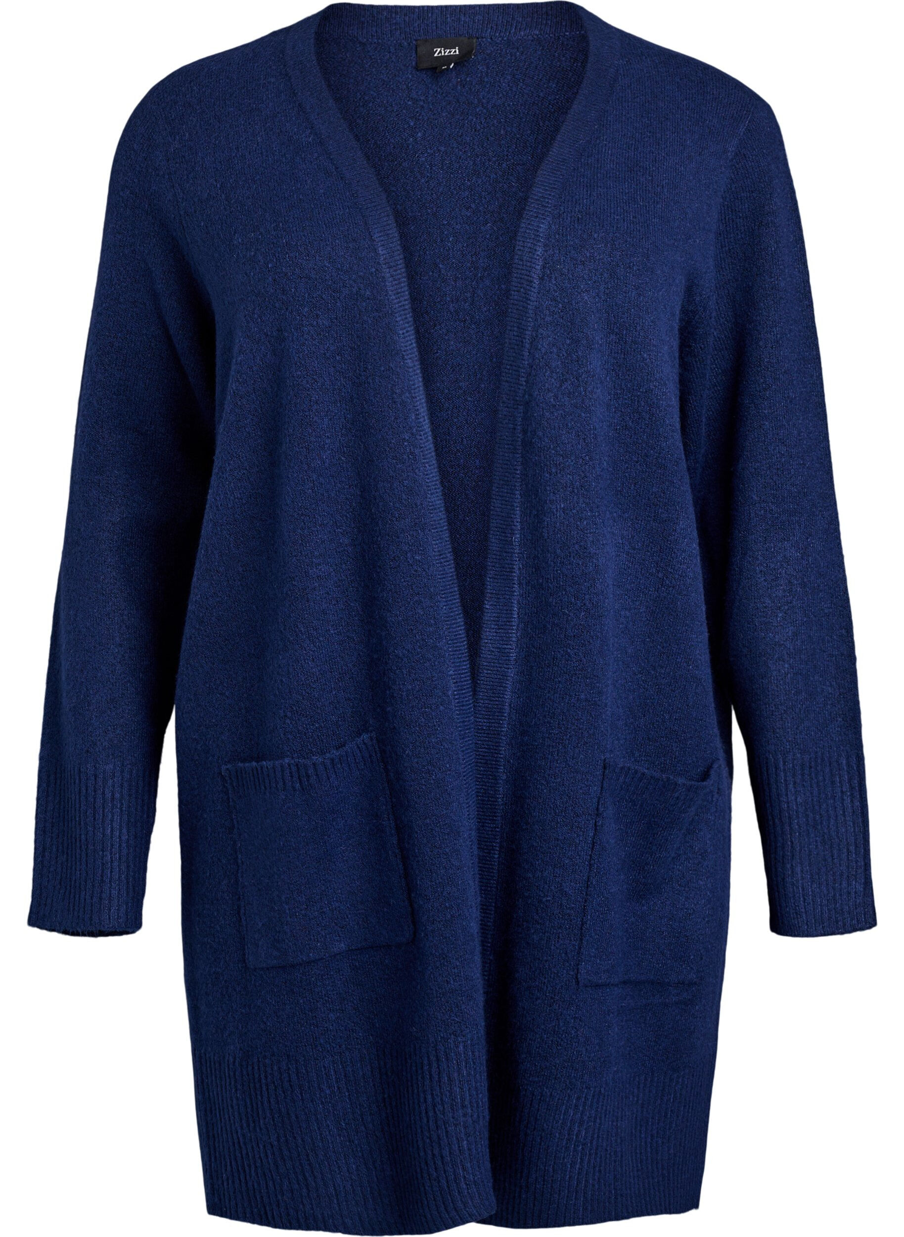 Cardigan en tricot c&ocirc;tel&eacute; avec poches