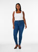 Jeggings van katoenmix, Blue denim, Model image number 0