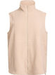 Teddy vest met zakken, Beige, Packshot image number 0
