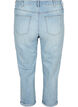 7/8 jeans met oprolbare pijpen en hoge taille, Blauw, Packshot image number 1