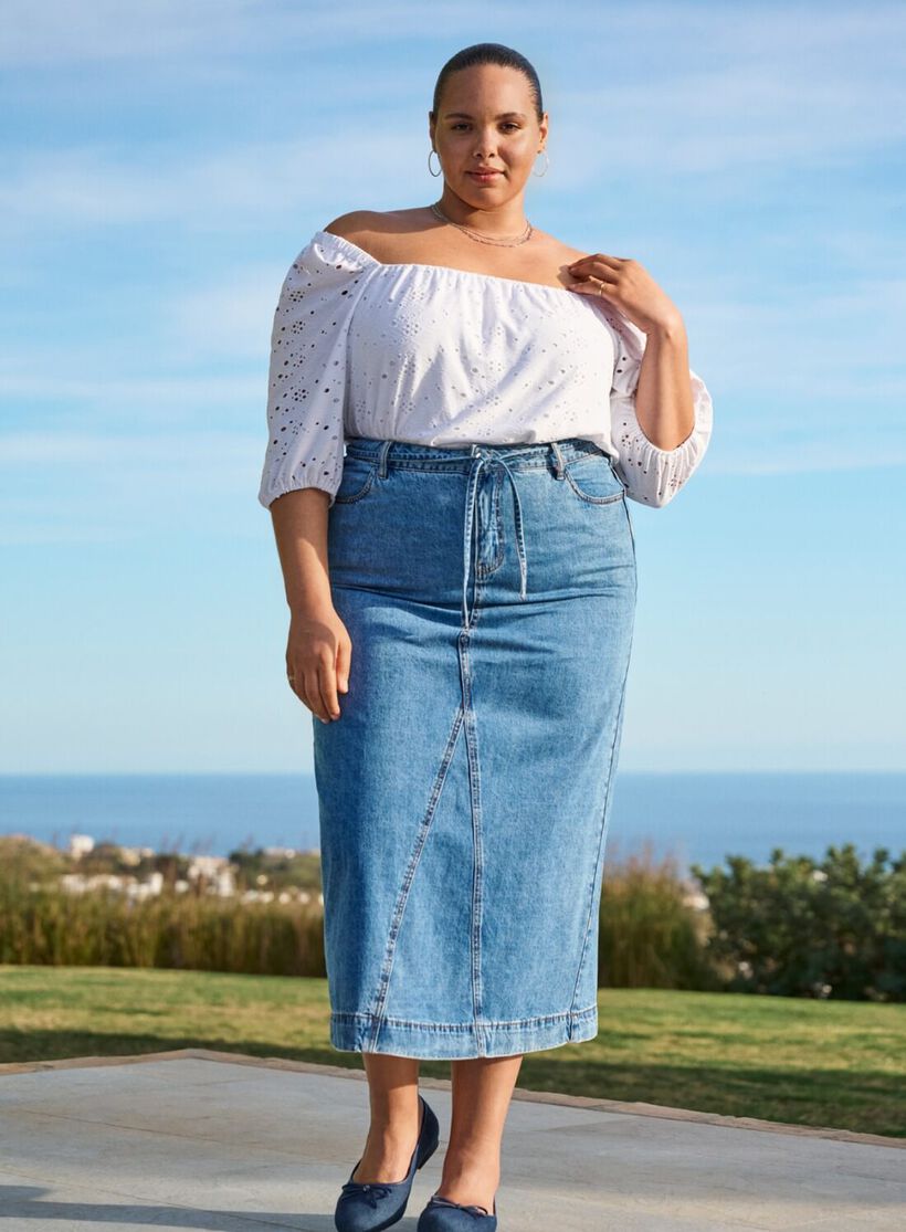 Denim rok, , Model