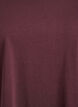 T-shirt met korte mouwen in een katoenmix, Donker Bordeaux, Packshot image number 2