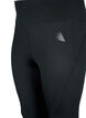 Sportlegging met fleecevoering, Zwart, Packshot image number 2