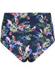 Bikinislip met hoge taille en print, Blauw, Packshot image number 1