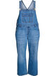Denim overall met wijde pijpen, Blauw, Packshot image number 0