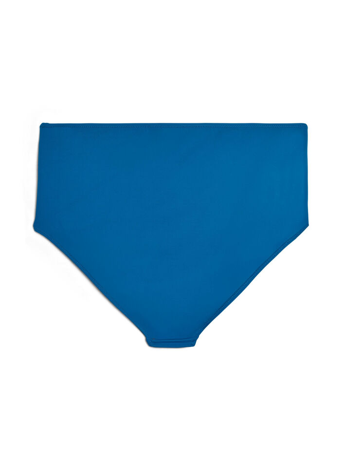 Bikinibroekje met high waist, Blauw, Packshot image number 1