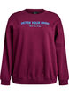 Sweatshirt met motief, Donker Bordeaux, Packshot image number 0