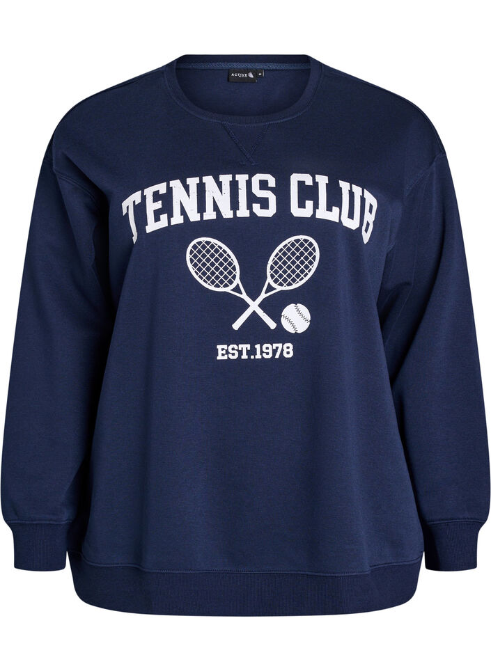 Sportief sweatshirt met print, Night Sky, Packshot