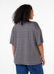 Oversized blouse met patroon, Blauw, Model image number 2