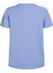 T-shirt met retroprint, Blauw, Packshot image number 1