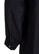Viscose tuniek met parelgeborduurde kraag, Zwart, Packshot image number 3