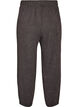 Jerseybroek met een barrel fit en hoge taille, Grijs, Packshot image number 1