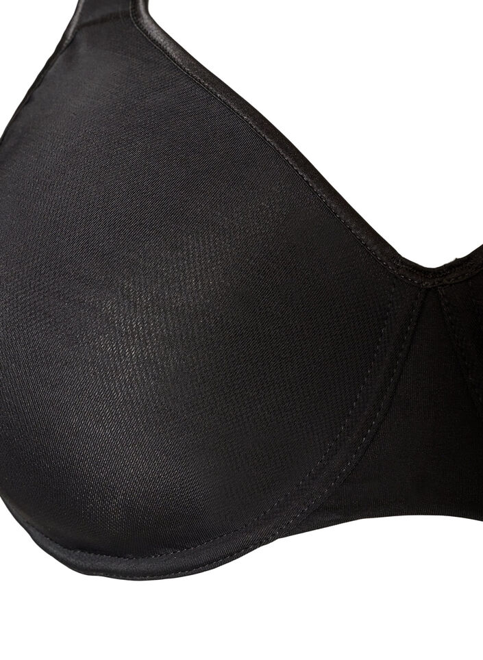 Minimizer-bh met gewatteerde bandjes, Zwart, Packshot image number 2