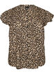 Mouwloze A-lijn katoenen blouseshirt, Bruin, Packshot image number 0