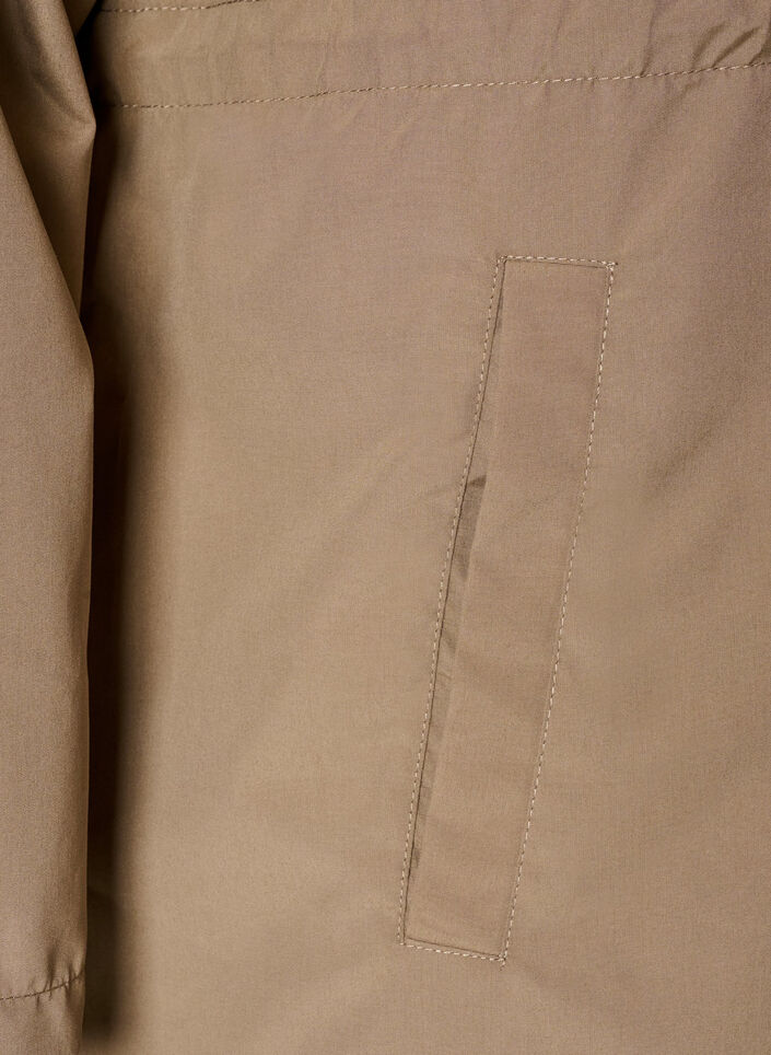 Lichtgewicht parka met een capuchon, Bruin, Packshot image number 3