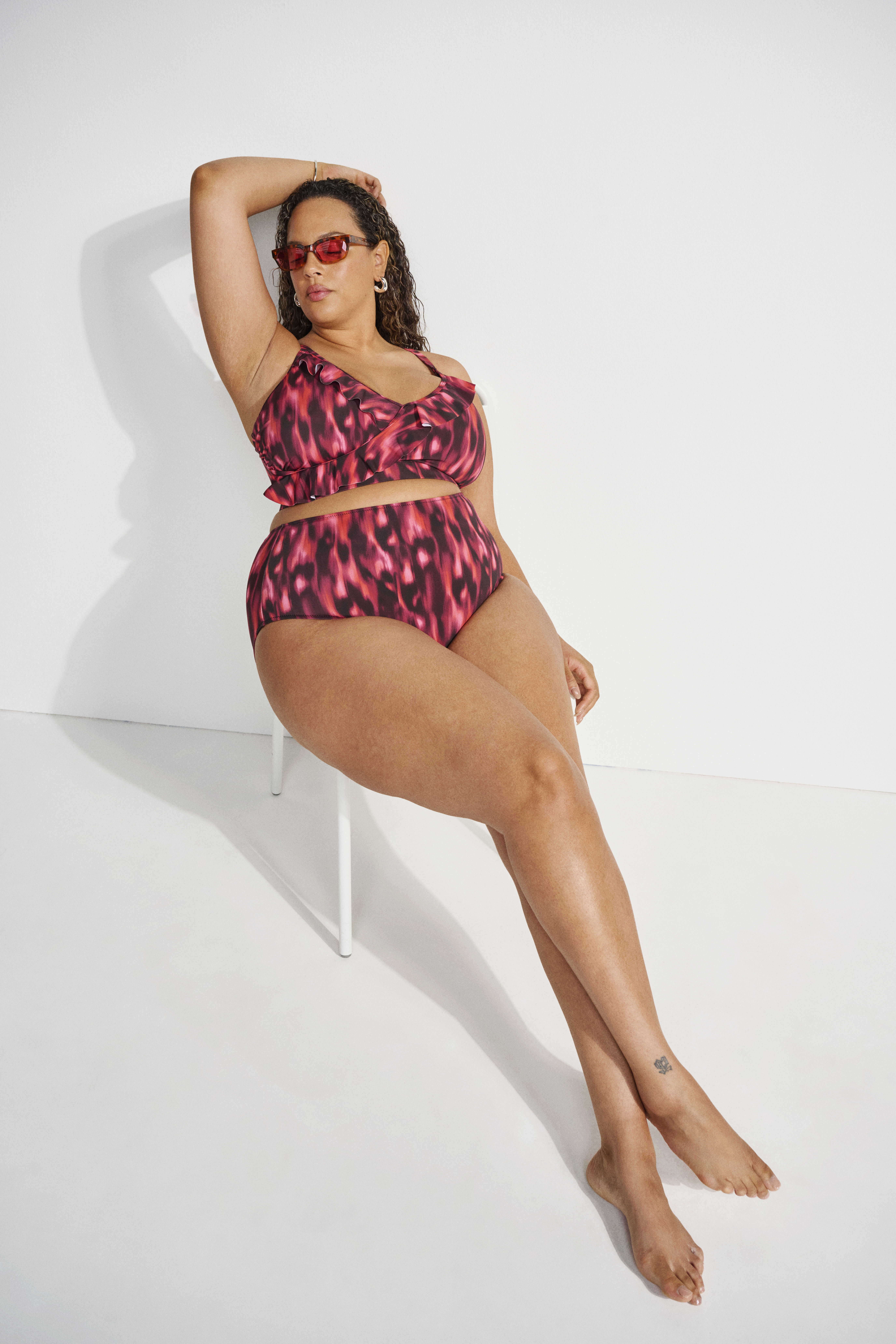 ZizziBikini met ruches, , Model