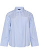 Losvallend shirt met strik, Blauw, Packshot image number 0