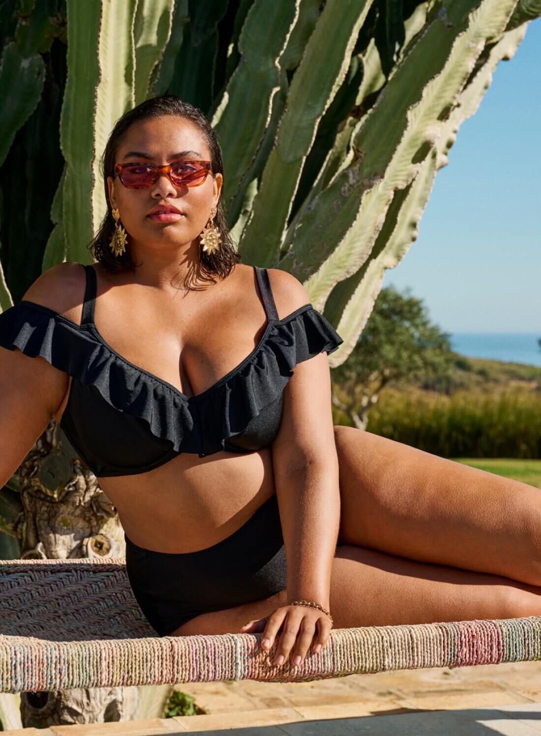 ZizziBikinitop met ruches, , Model