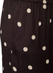 Viscose broek met stippen en wijde pijpen, Bruin, Packshot image number 2