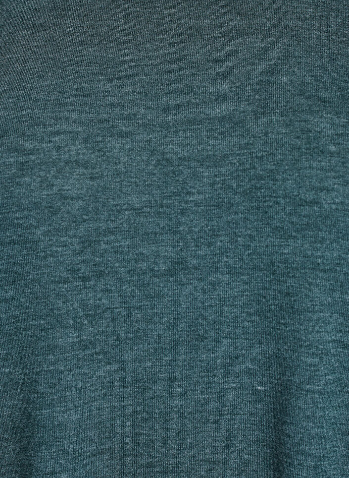 FLASH – Jersey blouse met 3/4 mouwen, Groen, Packshot image number 2