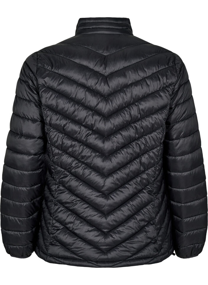 Lichtgewicht jas met zakken, Zwart, Packshot image number 1