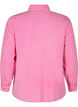 Denim overhemd in effen kleur, Pink Power, Packshot image number 1