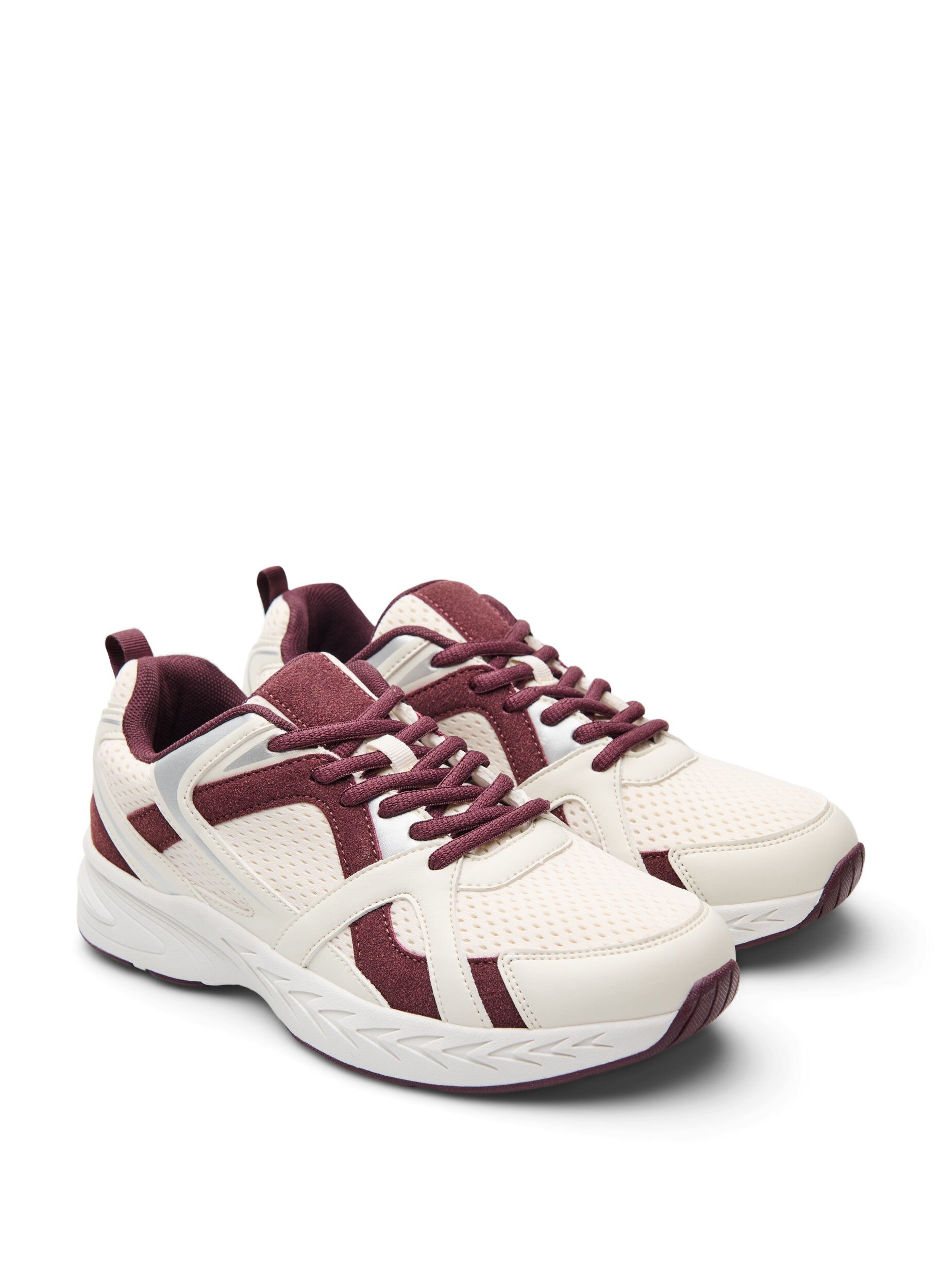 ZizziSportieve sneakers met mesh, Rood, Packshot image number 1