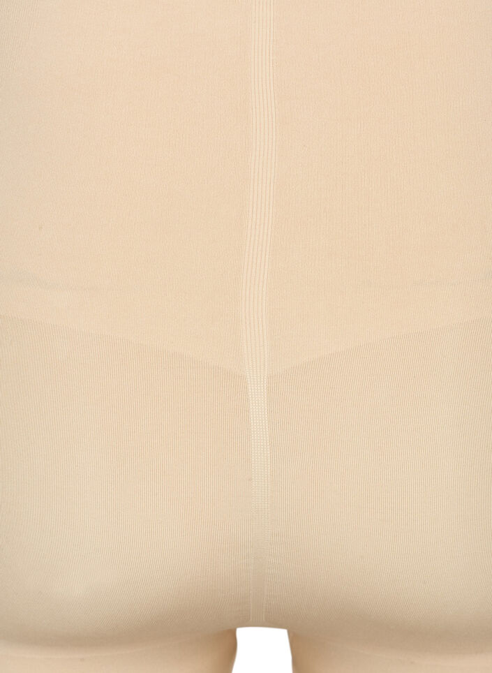 Shapewear shorts met hoge taille, Beige, Packshot image number 3