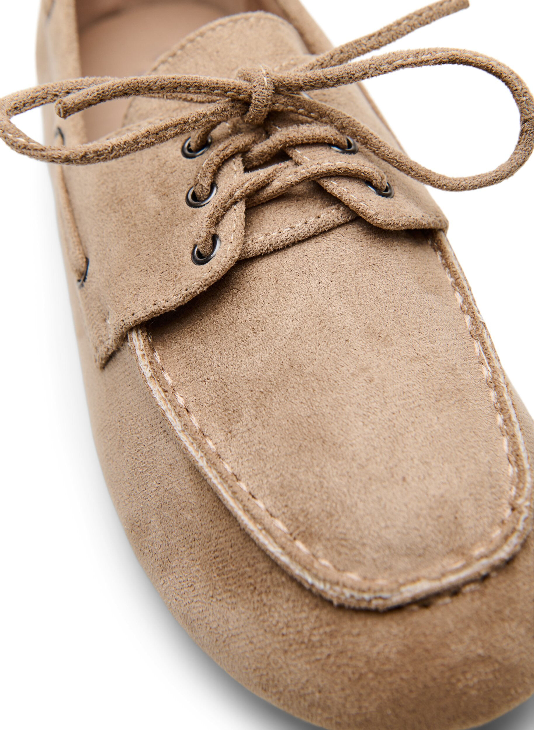 ZizziImitatie su&egrave;de mocassins, Beige, Packshot image number 2