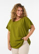 Top met korte mouwen en ronde hals, Groen, Model image number 0