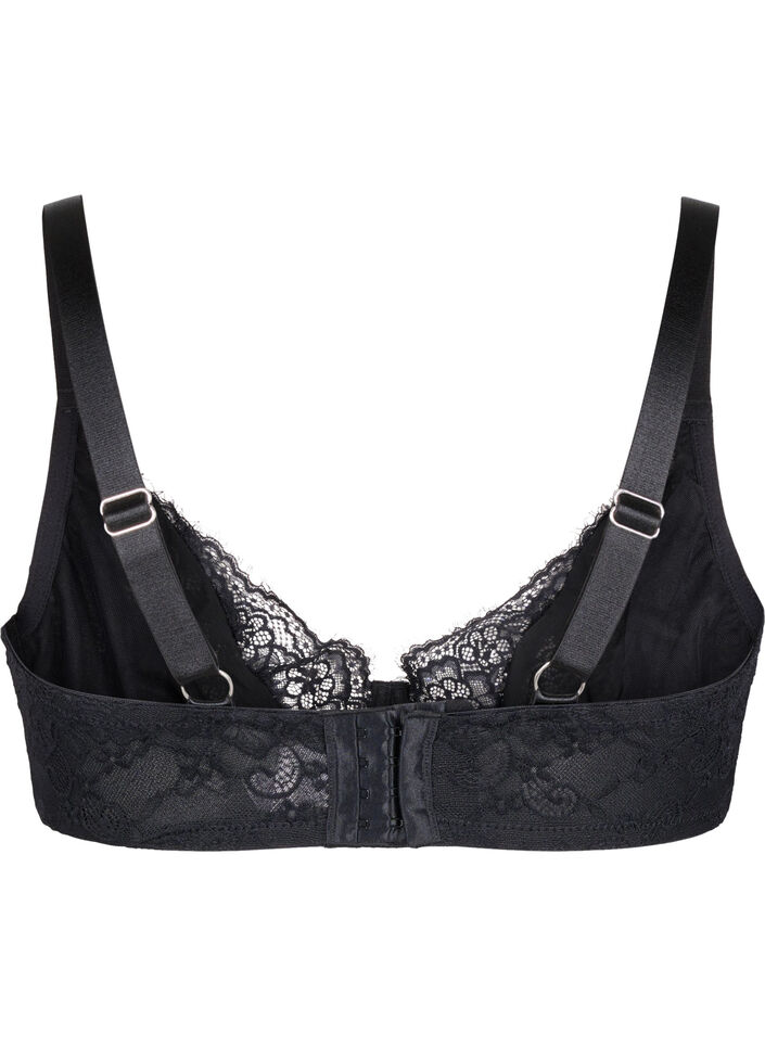 Volledig bedekkende bh met strass-steentjes, Black, Packshot