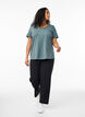 FLASH - T-shirt met V-hals, Groen, Model image number 1