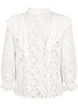 Kanten overhemd-blouse met ruches, Snow White, Packshot image number 1