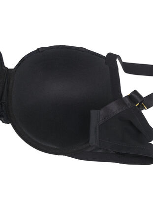 ZizziGevormde bh met strassdetails, Black, Packshot image number 3