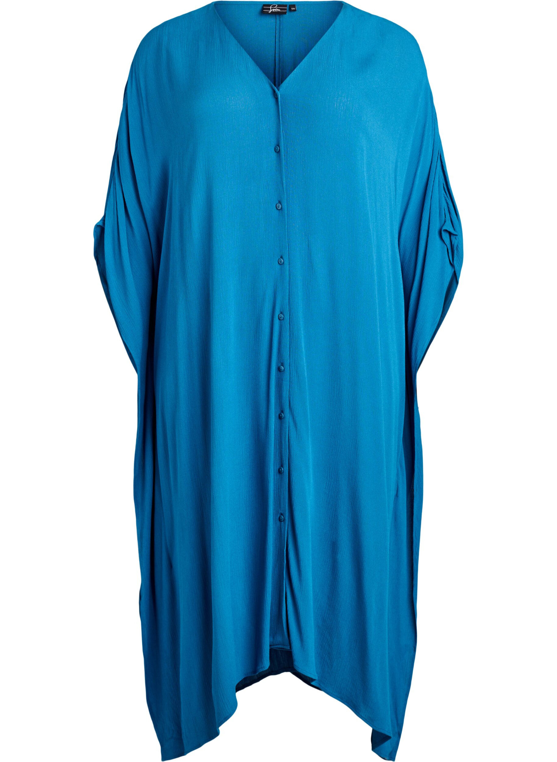 Kaftan strandjurk met knopen