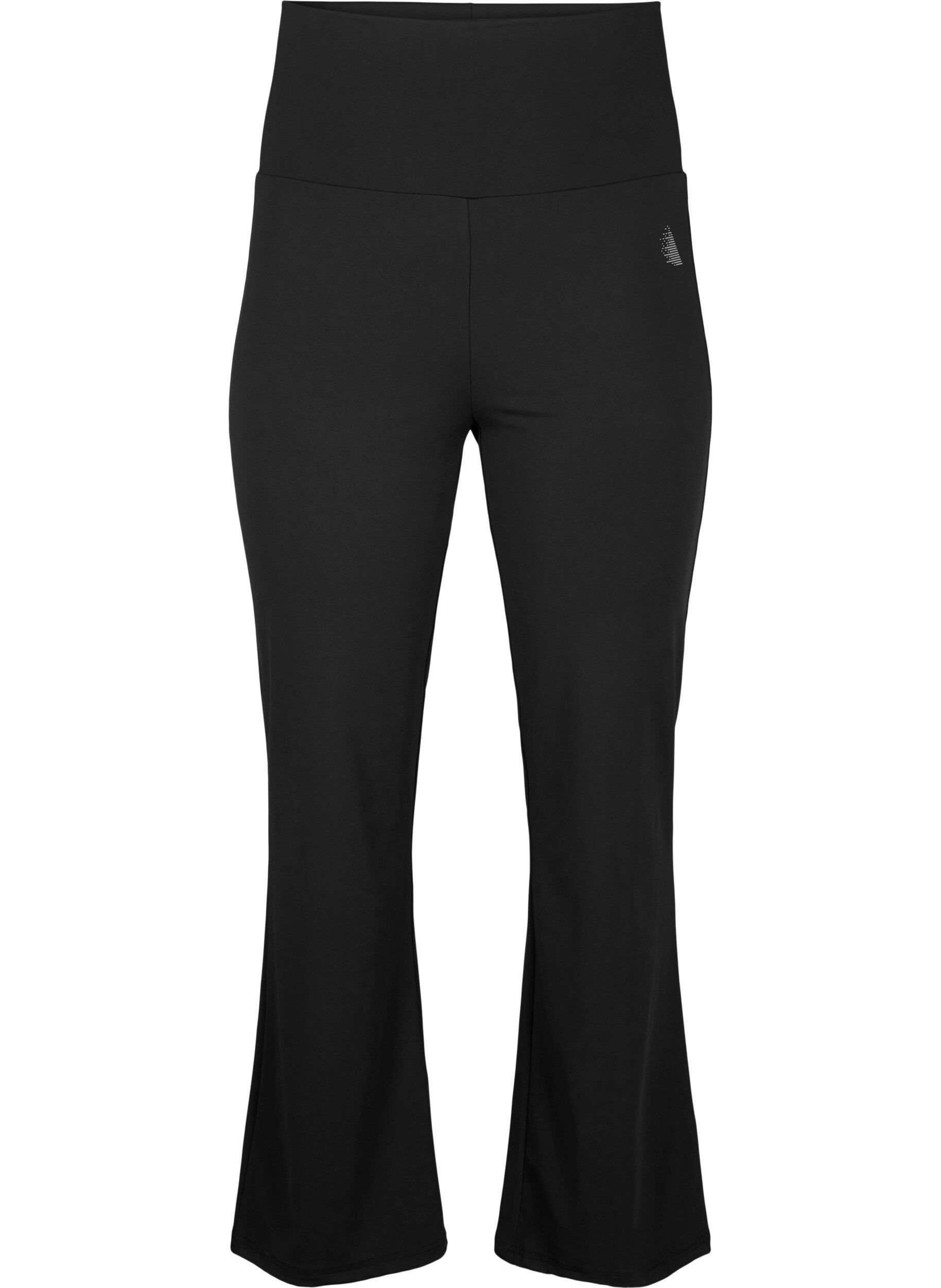Uitlopende trainingsbroek met hoge taille