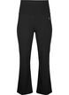 Uitlopende trainingsbroek met hoge taille, Zwart, Packshot image number 0