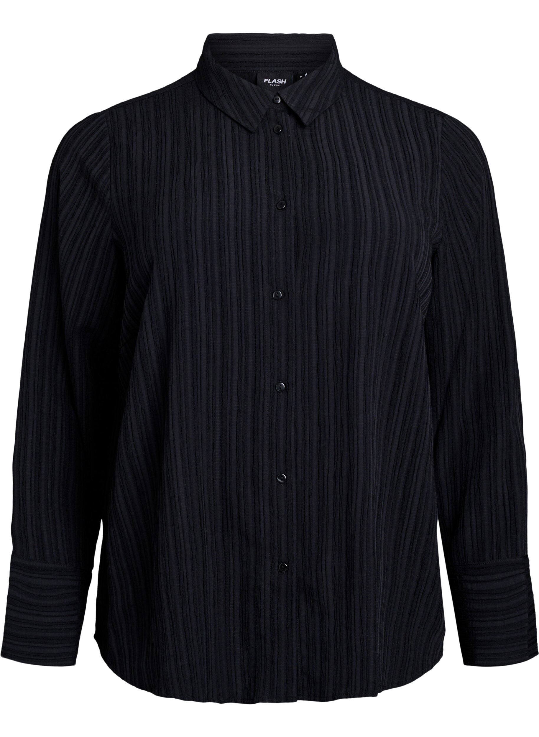 FLASH - Shirt met textuur